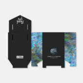 PERSONALISIERTE NEUE ZEALAND KIWI PAUA FAVOR BOX GESCHENKSCHACHTEL (Ungefaltet)