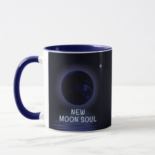 Personalisierte neuer Mond-Phasen-Tasse Tasse (Links)