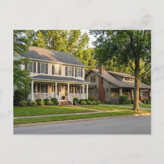 Personalisierte Neues Zuhause Ankündigungs-Postkar Postkarte (Vorderseite)