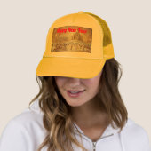 Personalisierte Neujahrs-Feier goldgelbe Mütze (Beispiel)
