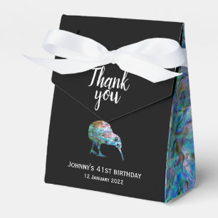 PERSONALISIERTE NEUSEELAND KIWI PAUA GÜNSTLINGSBÜC GESCHENKSCHACHTEL
