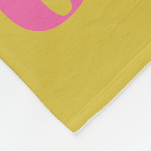 Personalisierte neuverheiratete Paare Name Rosa Ge Fleecedecke (Ecke)