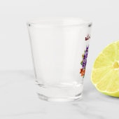 Personalisierte New Jersey Staatsblume Schnapsglas (Links)