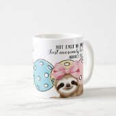 Personalisierte nicht schnelle oder zornige Sloth- Kaffeetasse (VorderseiteRechts)
