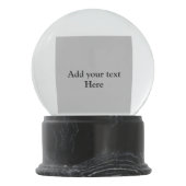 Personalisierte Nichte Schneekugel - Sake (Rückseite)