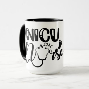 Personalisierte NICU-Krankenschwester (afroamerika Tasse