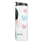 Personalisierte NICU Nurse Holding Baby Christmas Thermosbecher (Nach rechts gedreht)