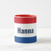 Personalisierte niederländische Flagge Combo