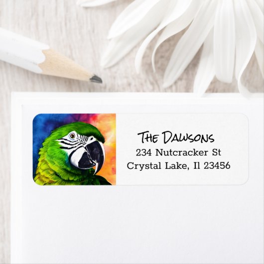 Personalisierte Niedliche Amazon-Parrot-Artwork (Insitu)