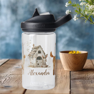 Personalisierte Niedliche Aquarelltiere Trinkflasche