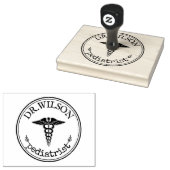 Personalisierte Niedliche Ärztin Nurse Caduceus Gummistempel (Stempel)