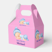Personalisierte Niedliche Babydusche, Baby Boy, Ba Geschenkschachtel (Vorderseite)