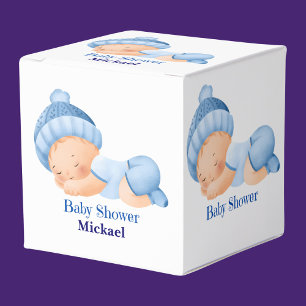Personalisierte Niedliche Babydusche, Baby Boy, Ba Geschenkschachtel