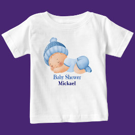 Personalisierte Niedliche Babydusche Baby T-shirt