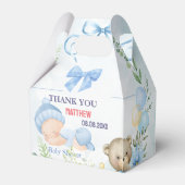 Personalisierte Niedliche Babydusche Geschenkschachtel (Rückseite)