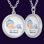Personalisierte Niedliche Babydusche Versilberte Kette<br><div class="desc">Personalisierte Niedliche Babydusche Silberverschraubte Kette. Fügen Sie Ihrem Baby den Namen hinzu.</div>