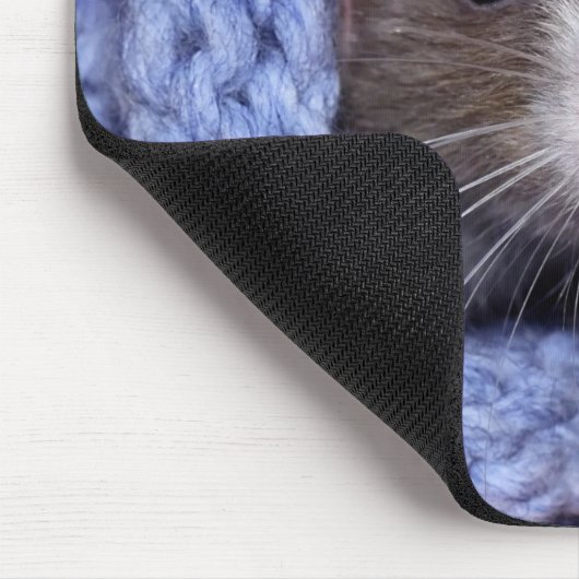 Personalisierte Niedliche Babyratte Mousepad (Ecke)