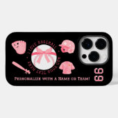 Personalisierte Niedliche Baseball-iPhone-Fälle fü Case-Mate iPhone Hülle (Rückseite (Horizontal))