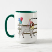 Personalisierte Niedliche Boer Goat Birthday Party Tasse (Links)