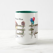 Personalisierte Niedliche Boer Goat Birthday Party Tasse (Zentrum)