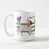 Personalisierte Niedliche Boer Goat Birthday Party Tasse (Links)