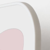 Personalisierte Niedliche Butterfly Girls Rosa Mus Pickleball Schläger (Linke Seite)