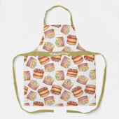 Personalisierte Niedliche Cakes Muster Ladys' Schürze (Vorderseite)