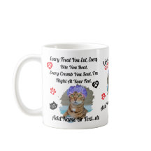 Personalisierte Niedliche Cat Tasse für Katzen Lie