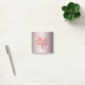 Personalisierte niedliche Chubby-Piggie Post-it Klebezettel (Büro)