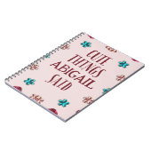 Personalisierte Niedliche Dinge, die meine Tochter Notizblock (Linke Seite)