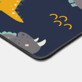 Personalisierte Niedliche Dinosaurier-Kid Schreibtischunterlage (Ecke)