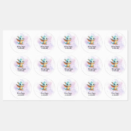 Personalisierte Niedliche Dinosaurier, Name,Telefo Etiketten