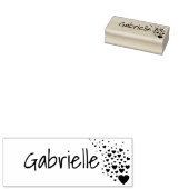 Personalisierte Niedliche einfache Liebe Warenname Gummistempel (Stempel)