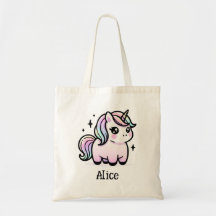 Personalisierte Niedliche Einhorntasche