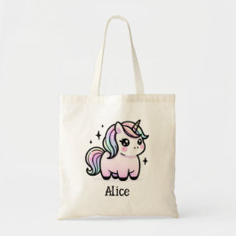 Personalisierte Niedliche Einhorntasche Tragetasche