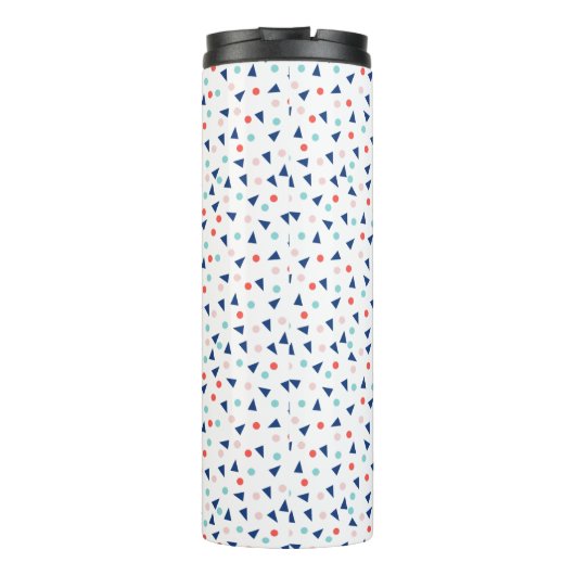 Personalisierte niedliche Eiscreme-Initialen Thermosbecher (Rückseite)