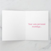 Personalisierte Niedliche Elefantengrüsse Karte (Innenseite)