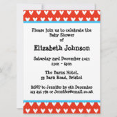 Personalisierte Niedliche Elephant Baby Dusche Ein (Rückseite)