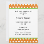 Personalisierte Niedliche Elephant Baby Dusche Ein (Rückseite)