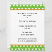 Personalisierte Niedliche Elephant Baby Dusche Ein (Rückseite)