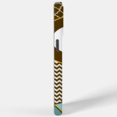 Personalisierte Niedliche Eule Maurische Tile und Case-Mate iPhone Hülle (Rückseite / Rechts)