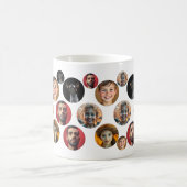 Personalisierte Niedliche Familienzimmer mit 5 Fot Kaffeetasse (Mittel)