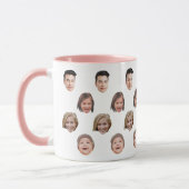 Personalisierte Niedliche Familienzusammenführung Tasse (Links)