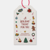 Personalisierte Niedliche Festivals Icons Feierlic Geschenkanhänger (Rückseite)