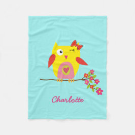 Personalisierte niedliche fleecedecke