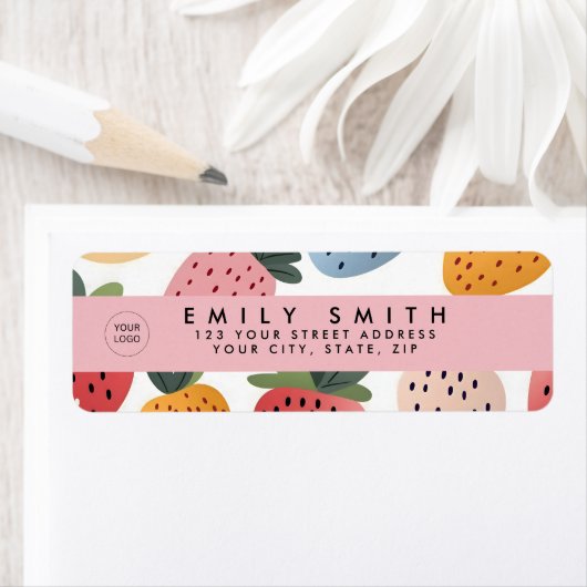 Personalisierte Niedliche Frucht Erdbeermuster (Insitu)