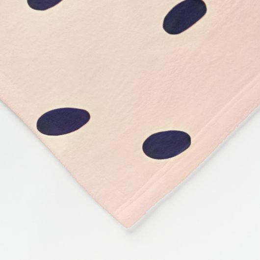 Personalisierte Niedliche Frucht Erdbeermuster Fleecedecke (Ecke)