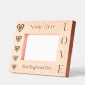 Personalisierte Niedliche Fünf-Herz-String und LIE Geätzte Rahmen (Links)