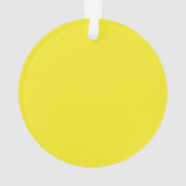 Personalisierte Niedliche gelbe Hummeln Ornament (Rückseite)