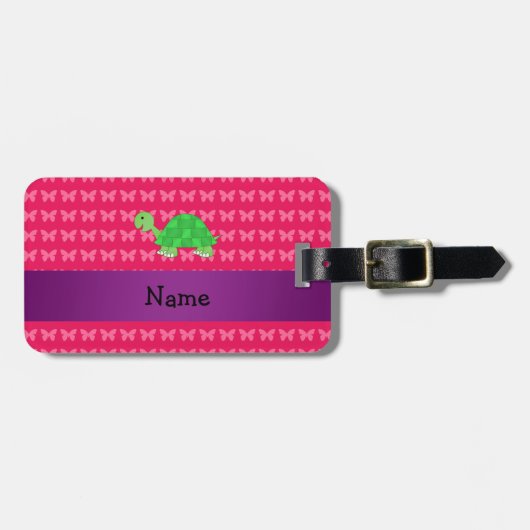 Personalisierte niedliche gepäckanhänger (Vorderseite horizontal)